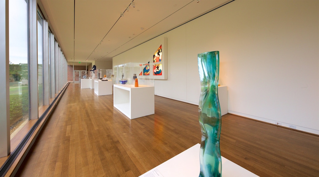 Fred Jones Jr. Museum of Art featuring art and interior views