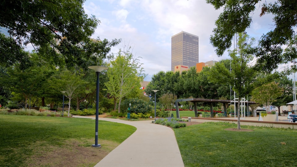 Oklahoma City che include città e parco