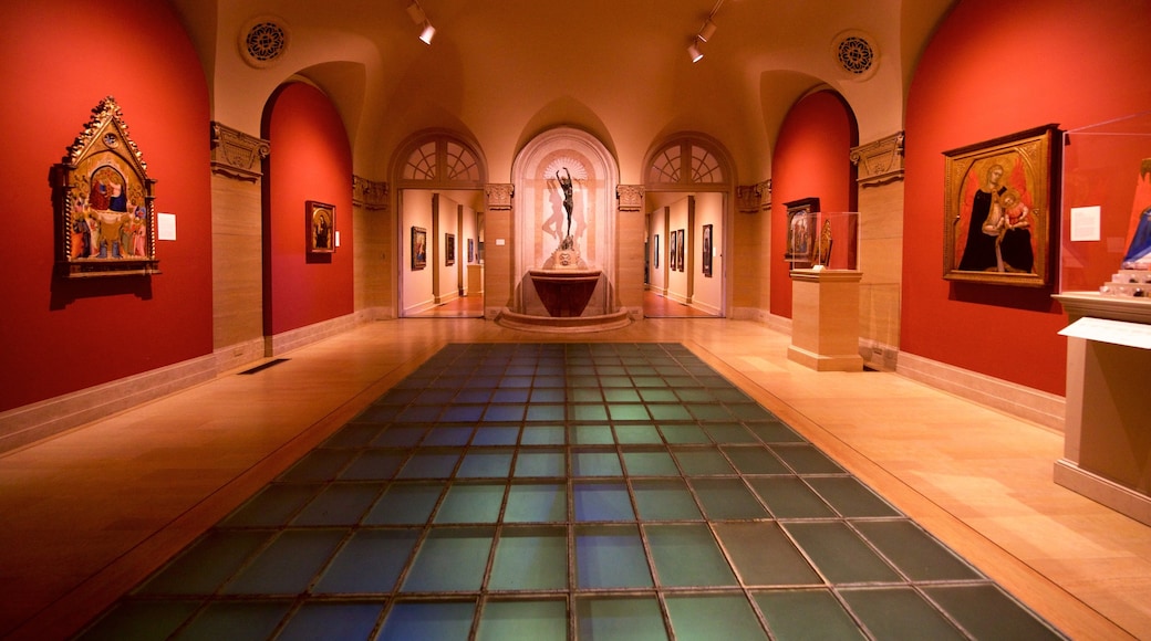 Philbrook Museum of Art showing interior views, art and heritage elements