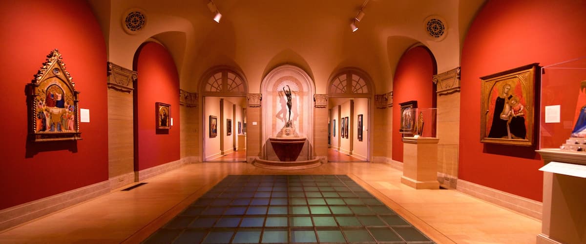 Philbrook Museum of Art which includes heritage elements, art and interior views