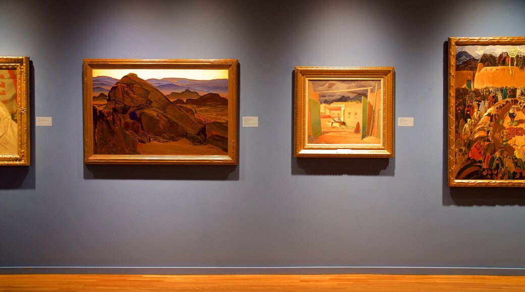 Gilcrease Museum which includes interior views and art