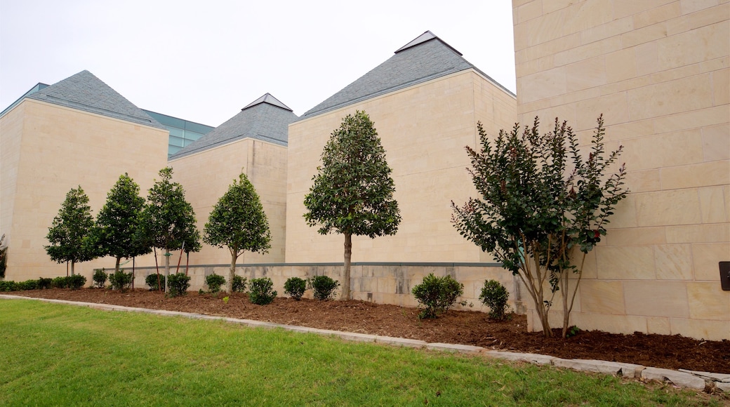 Fred Jones Jr. Museum of Art showing a garden