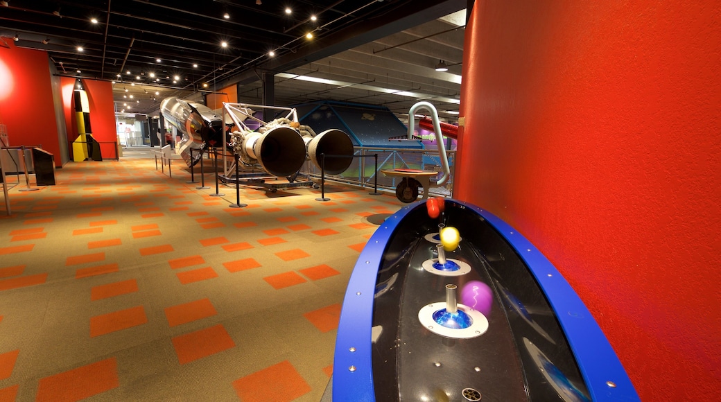 Omniplex Science Museum featuring interior views