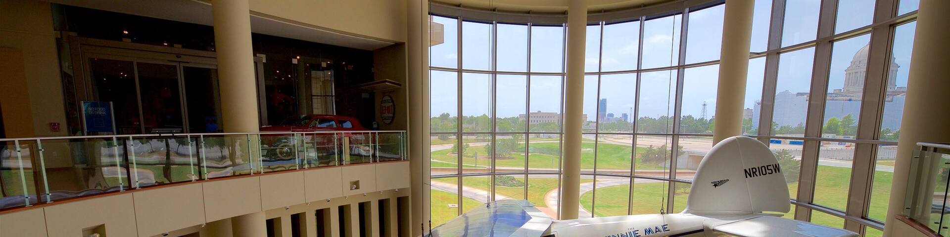 Oklahoma History Center which includes interior views and heritage elements