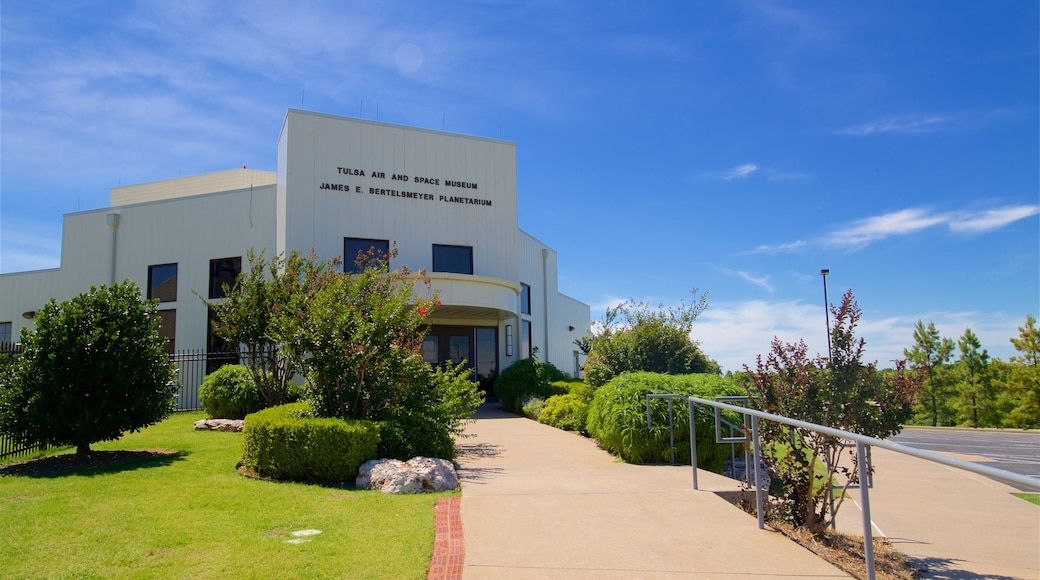 Tulsa Air and Space Museum & Planetarium which includes a park