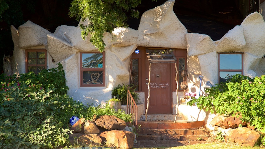 The Cave House which includes heritage elements and a house
