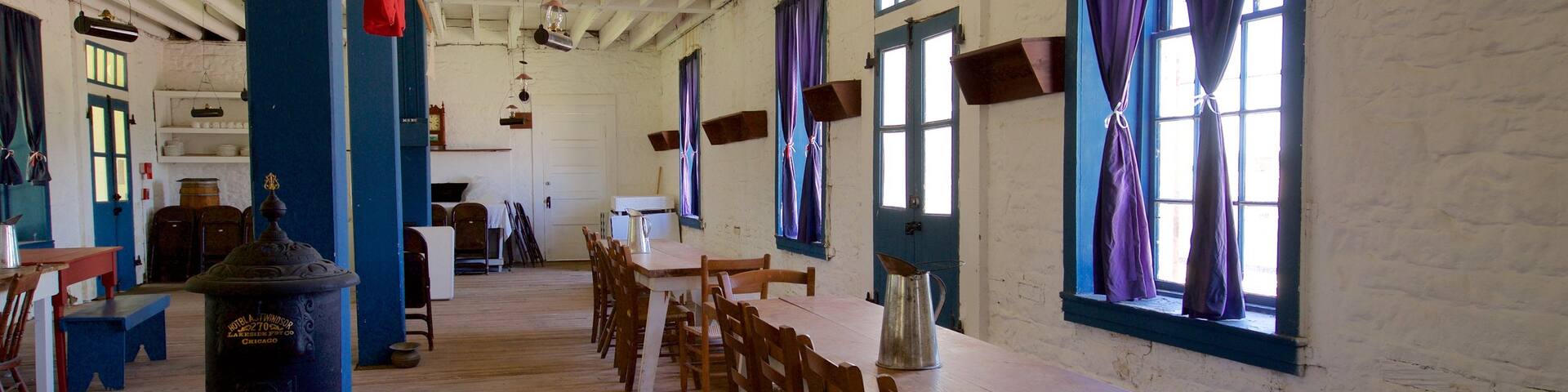 Fort Gibson Historic Site which includes heritage elements and interior views