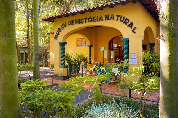 Museum of Natural History featuring a park and signage