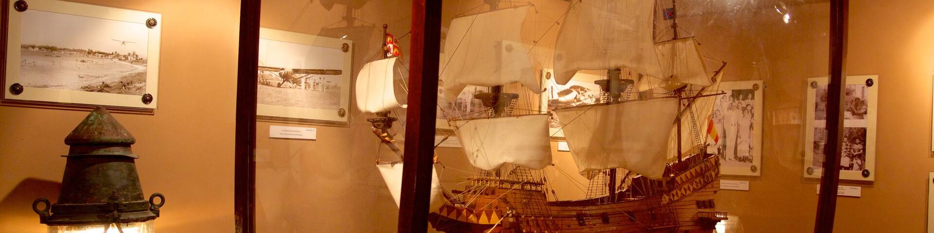 Capitán Dulché Museum showing interior views