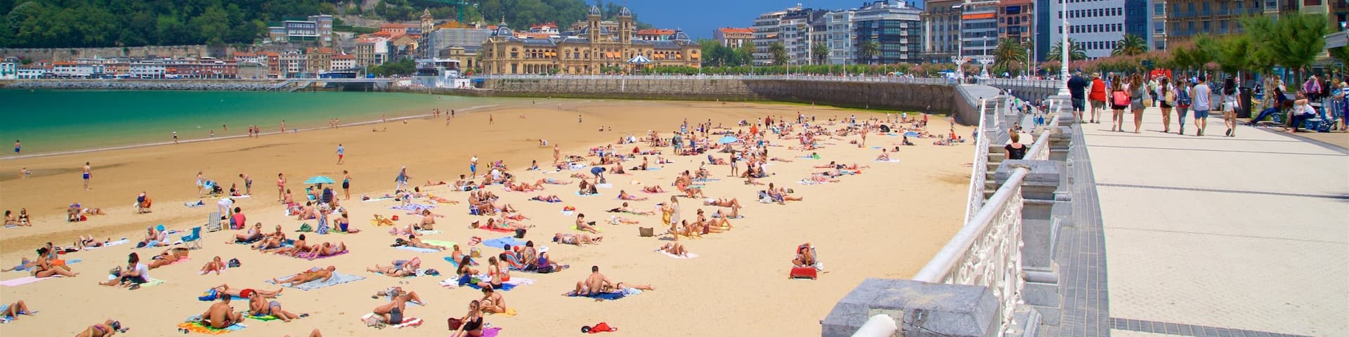 Concha Promenade, San Sebastián, Xứ Basque, Tây Ban Nha