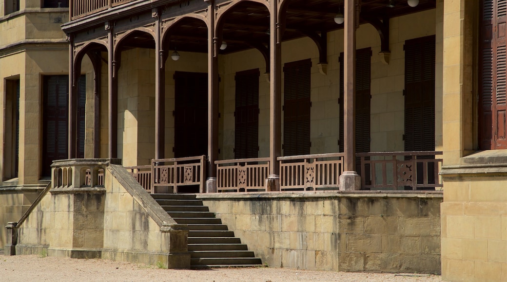 Palacio de Miramar som visar historiska element