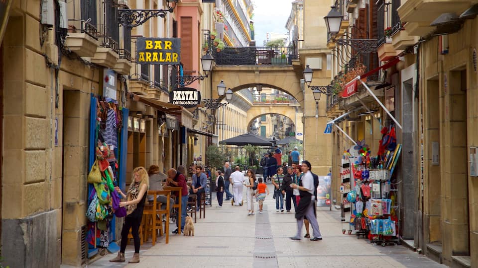 Old Town which includes street scenes as well as a small group of people