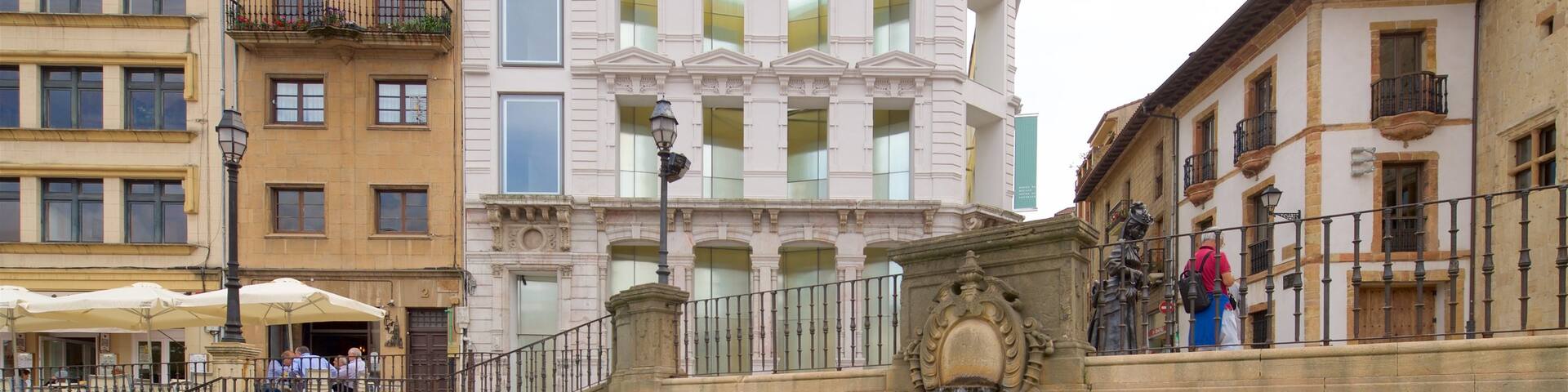 Museum of Fine Arts showing a city, heritage elements and a fountain