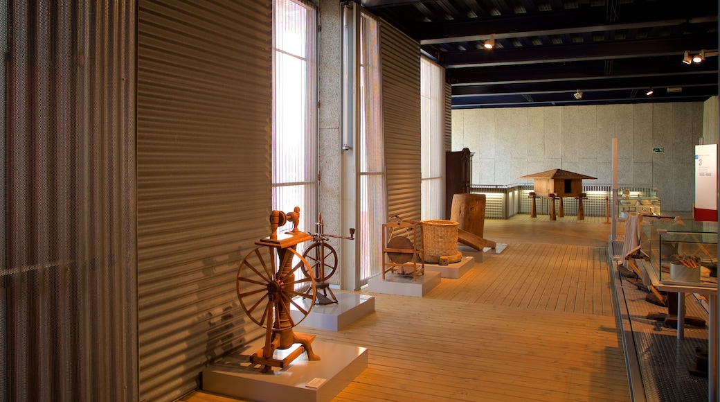 Museum of the Asturian People featuring interior views and heritage elements