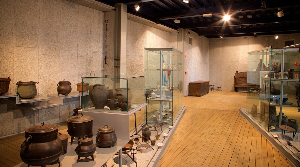 Museum of the Asturian People featuring interior views