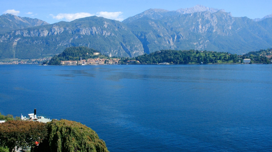 Como which includes mountains, landscape views and a lake or waterhole