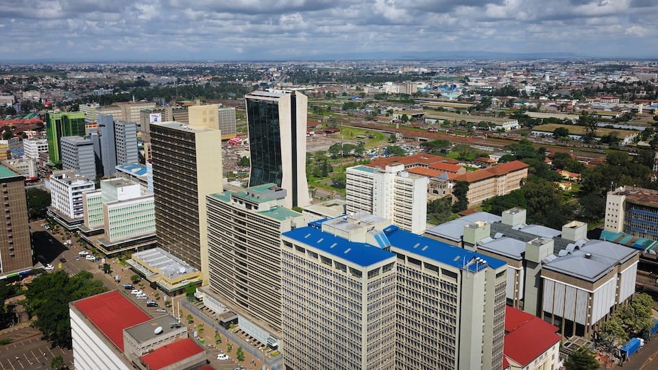 Nairobi featuring city views, a city and a high-rise building