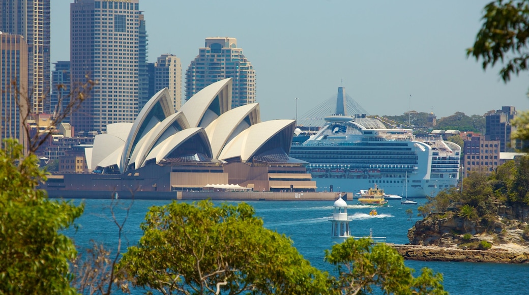 Sydney showing theater scenes, general coastal views and a city
