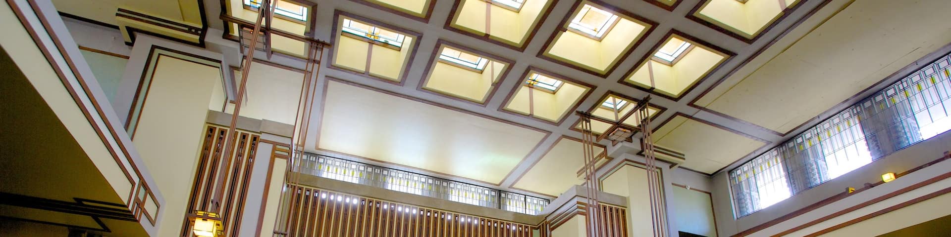 Unity Temple featuring a city, religious aspects and a temple or place of worship