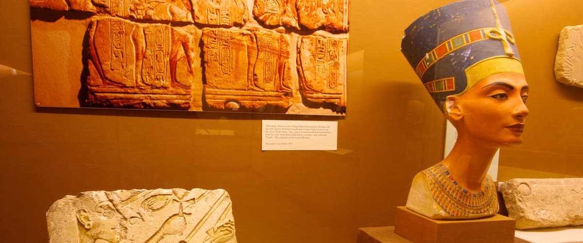 Rosicrucian Egyptian Museum which includes interior views