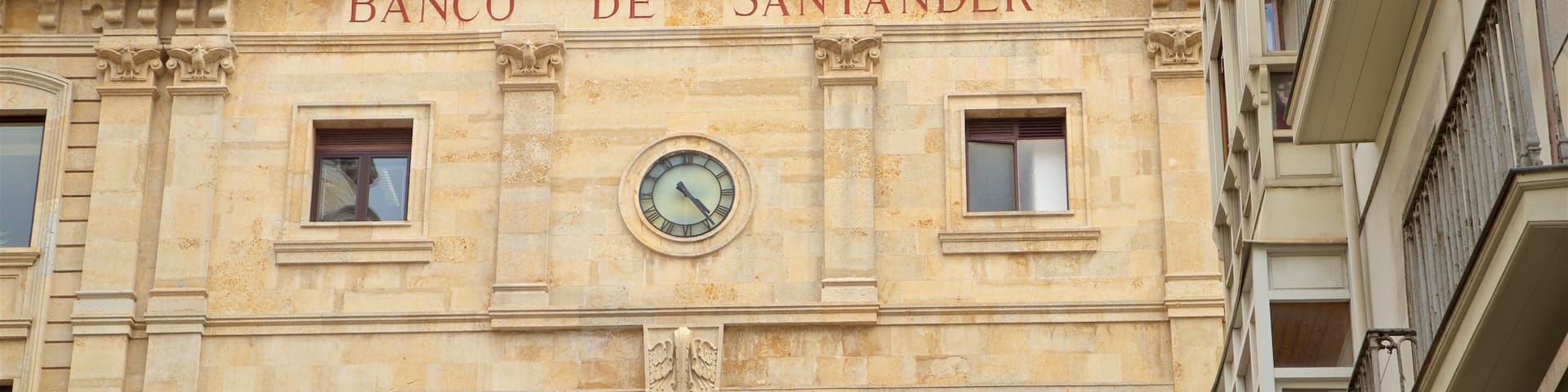 Banco Santander showing heritage elements
