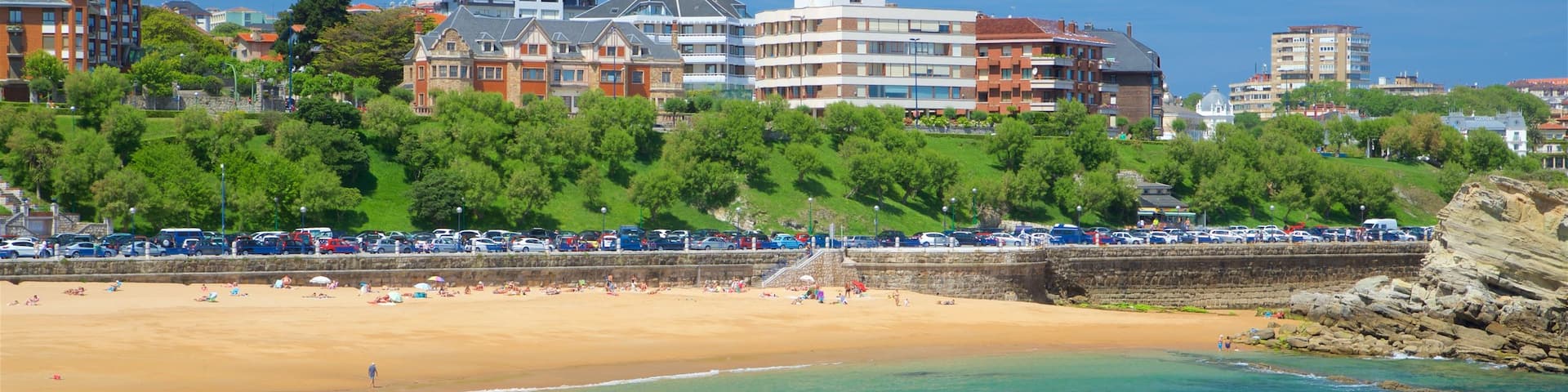 PenĂnsula de La Magdalena montrant vues littorales, cĂŽte rocheuse et plage de sable