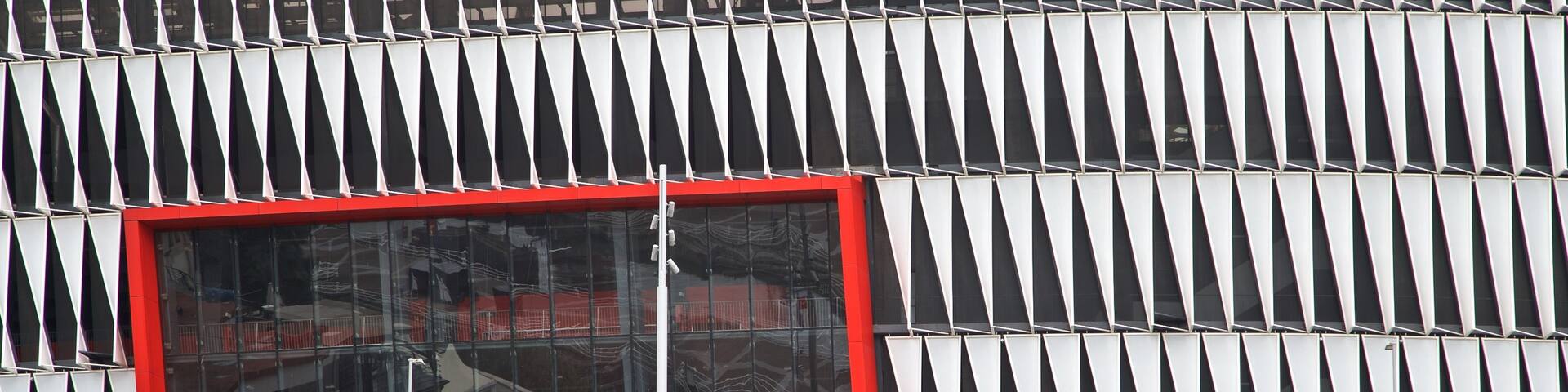 San Mames Stadium showing modern architecture