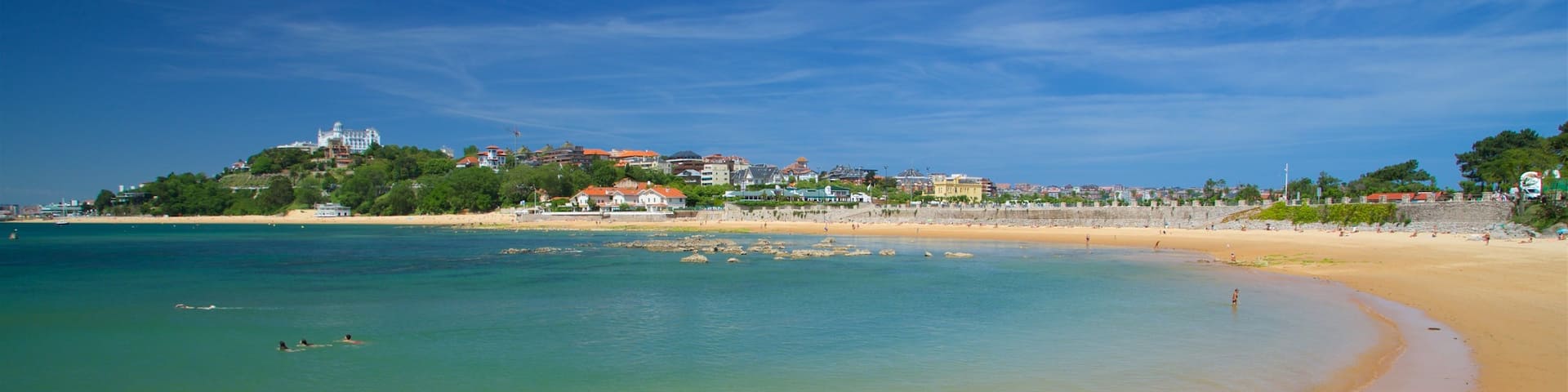 Magdalena Beach featuring general coastal views, a coastal town and a sandy beach