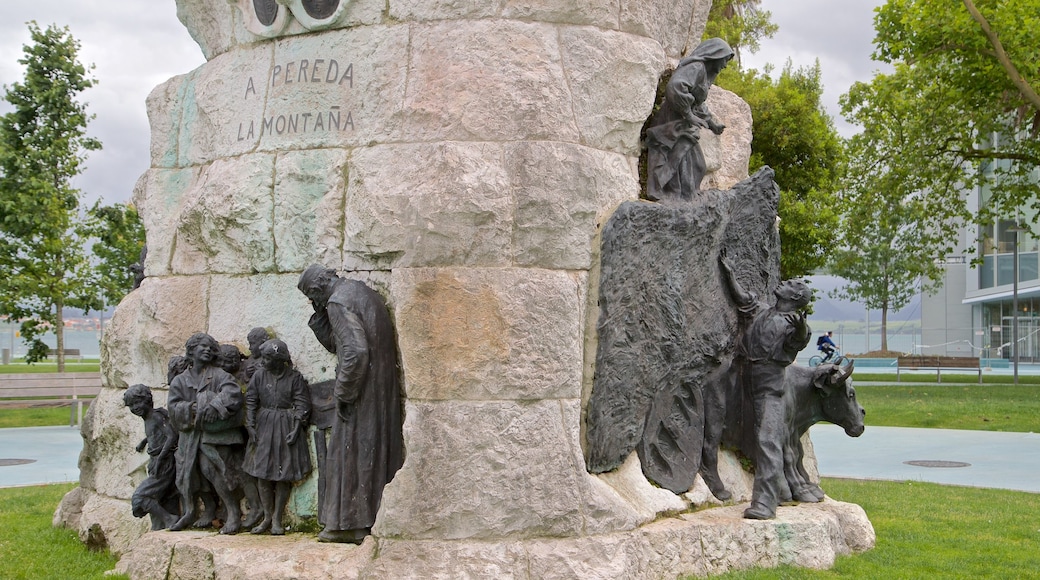 Jardines de Pereda mostrando un jardín