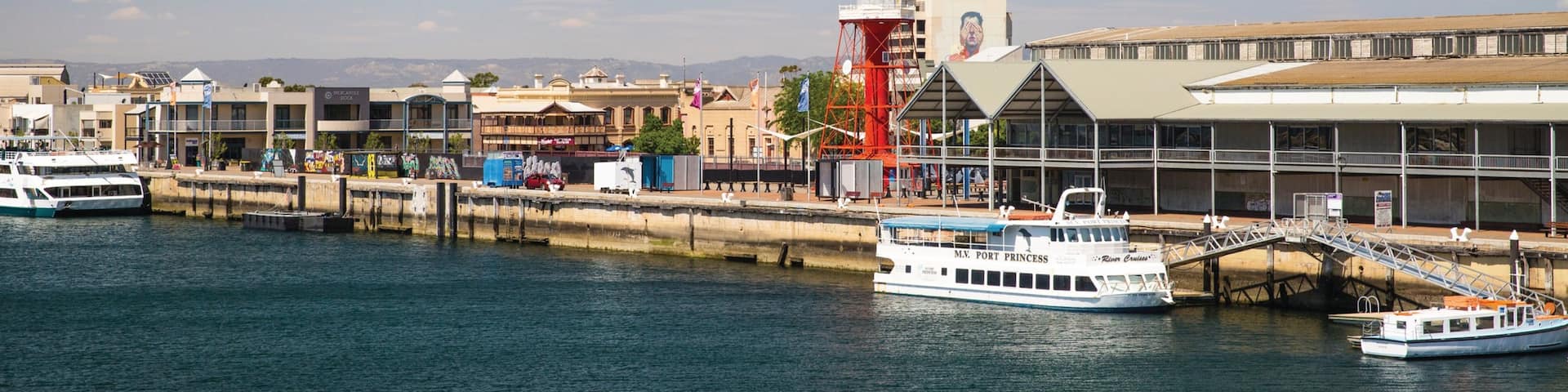Port Adelaide featuring a bay or harbor