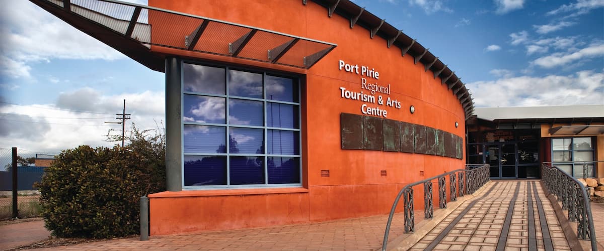 Port Pirie which includes signage