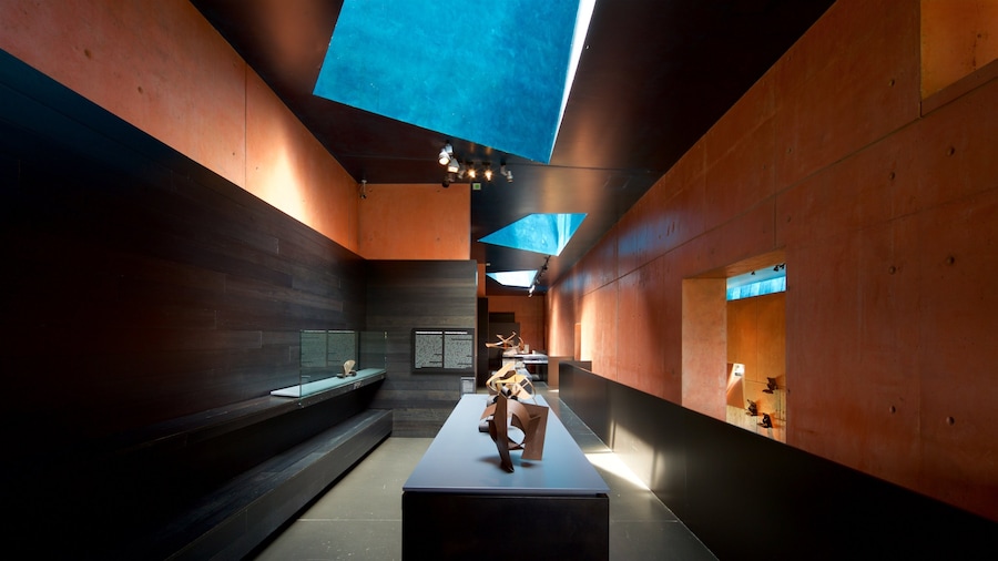 Fundación Museo Jorge Oteiza mostrando arte e vista interna