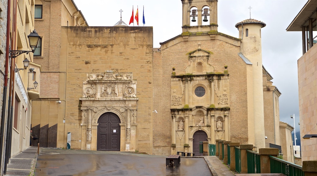 Museo de Navarra que incluye elementos del patrimonio, patrimonio de arquitectura y una ciudad