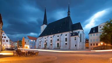 Stadtkirche St Peter und Paul featuring night scenes and a church or cathedral