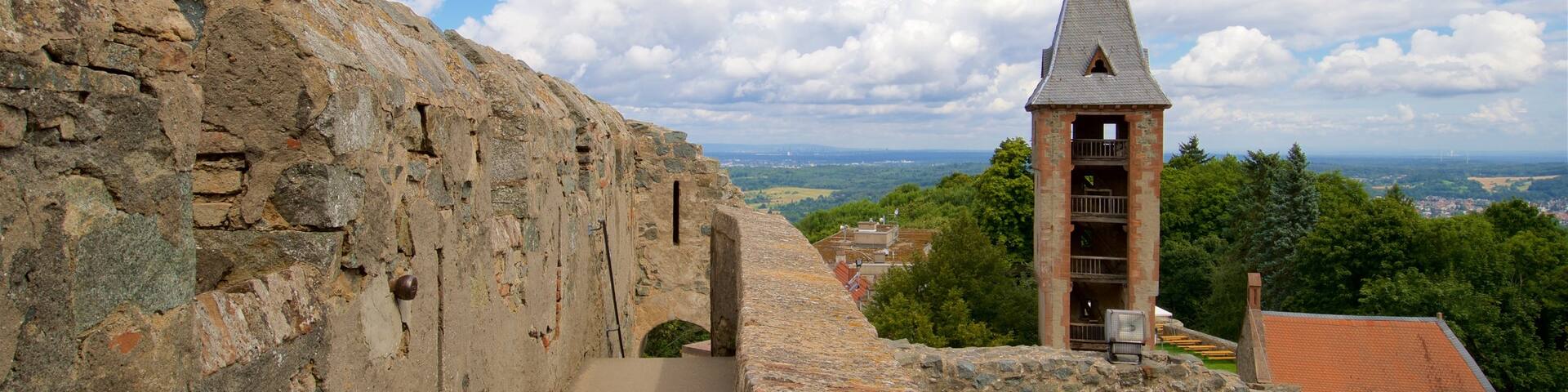 Darmstadt which includes heritage elements