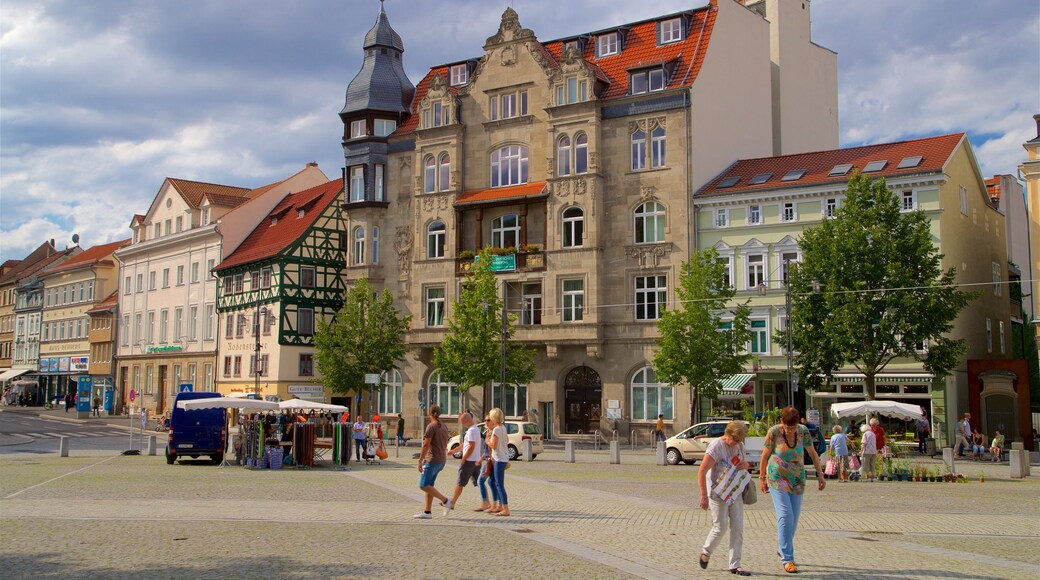 Eisenach showing street scenes, a city and heritage elements