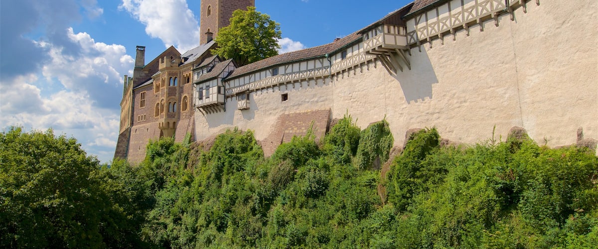 ChĂąteau de Wartburg montrant patrimoine architectural