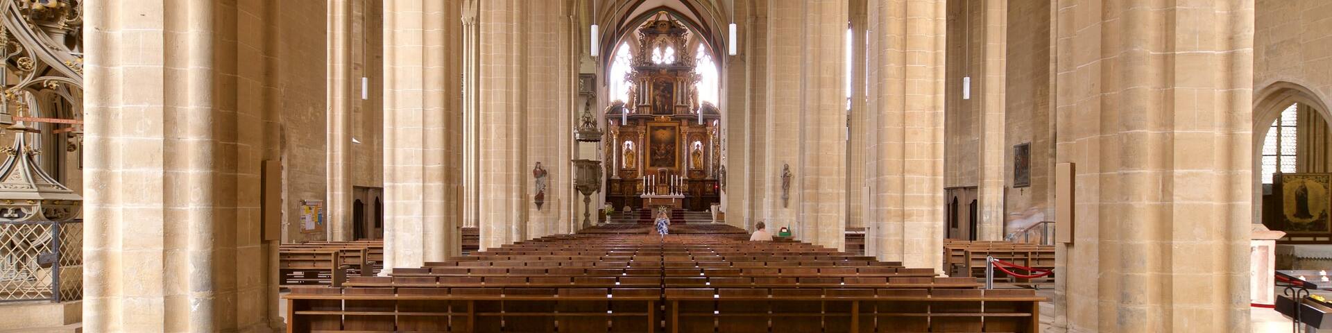 Erfurt featuring heritage elements, interior views and a church or cathedral