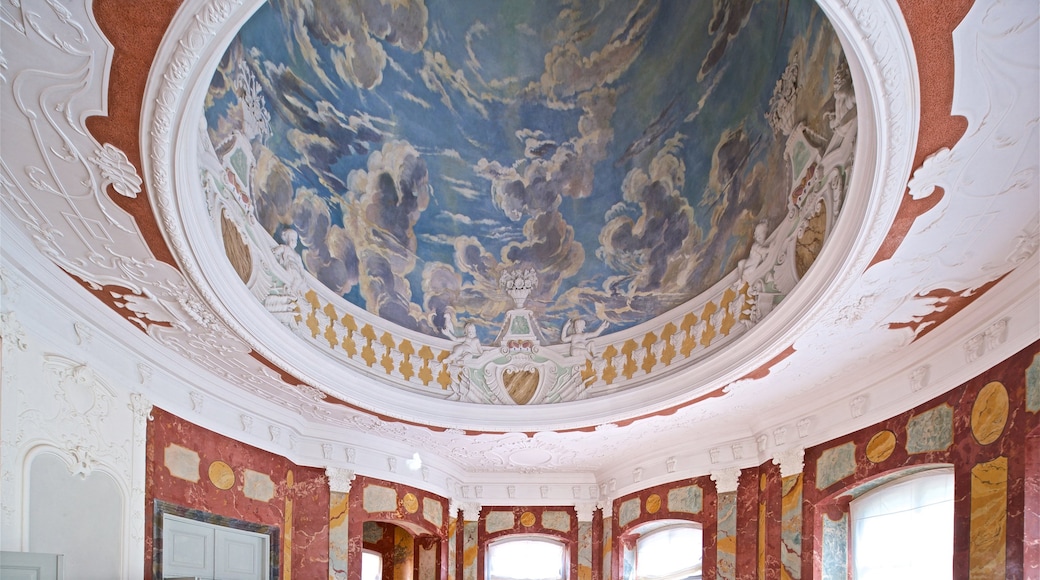 Belvedere Castle showing heritage elements, interior views and art