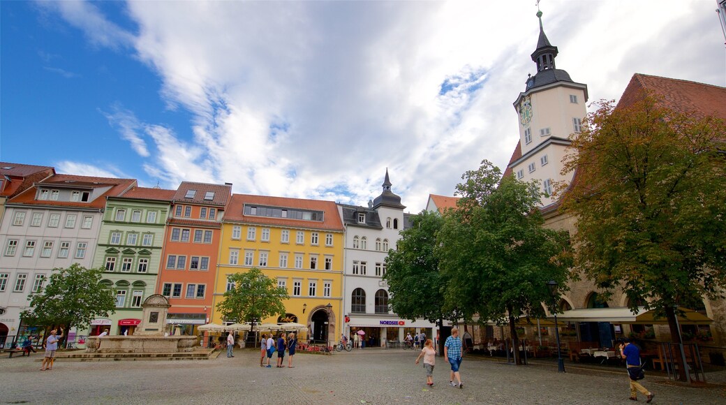 Jena which includes heritage elements, street scenes and a square or plaza