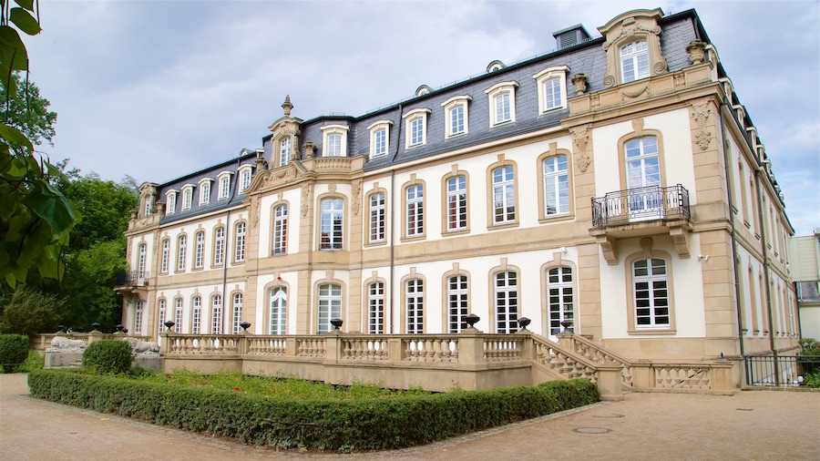 Palacio de Isenburg mostrando arquitectura patrimonial y una casa