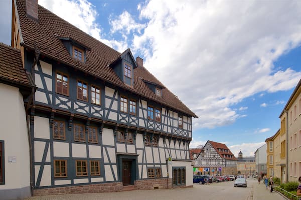 Maison natale de Luther qui includes patrimoine historique et ville