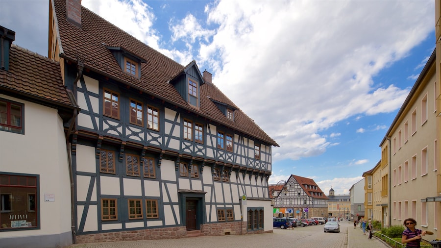 Maison natale de Luther qui includes patrimoine historique et ville