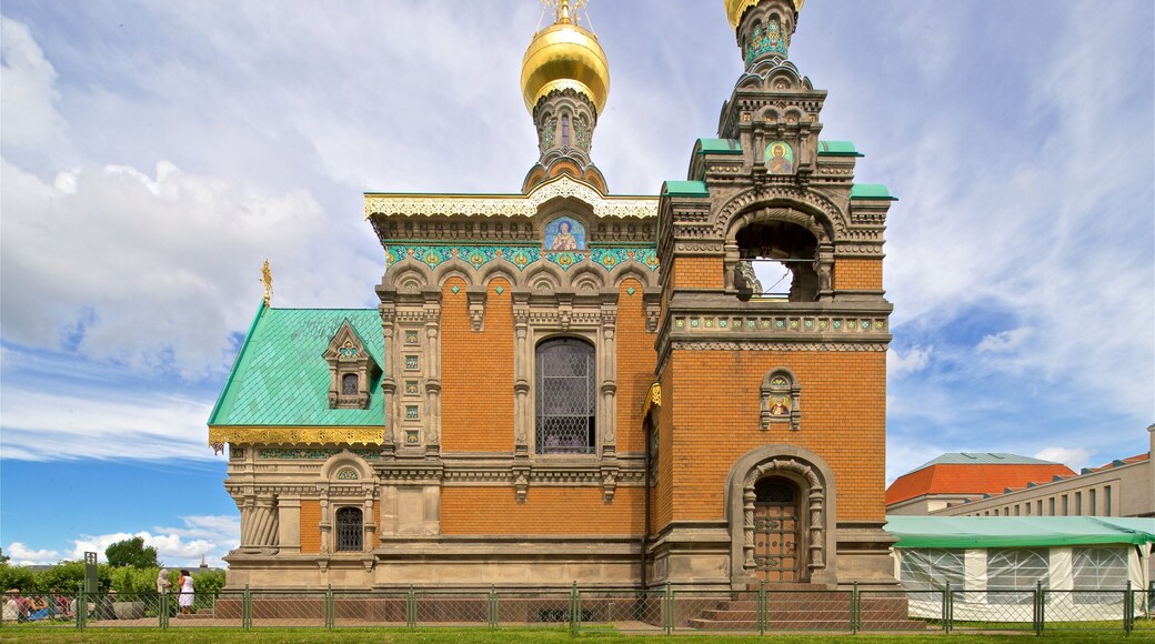 Russische Kapelle welches beinhaltet historische Architektur