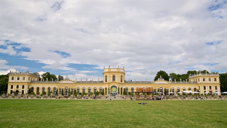 Kassel which includes a park and heritage architecture
