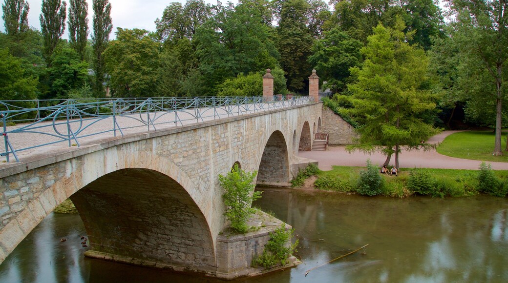 Park an der Ilm 表示 河あるいは小川, 橋 と 公園
