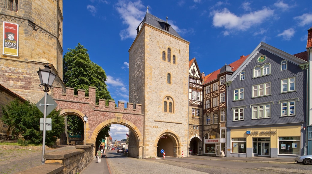 Nikolai Church Eisenach som visar historisk arkitektur