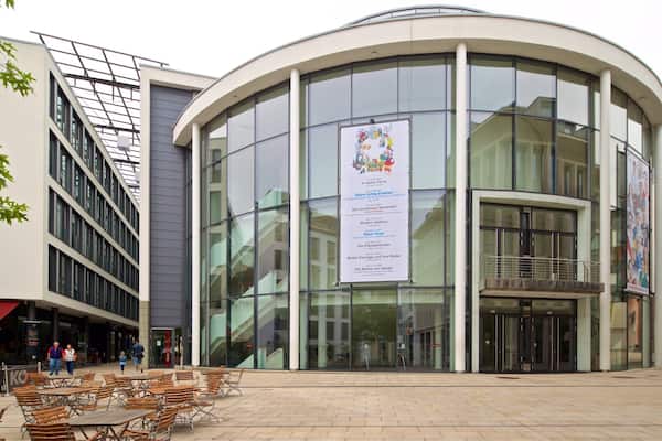 Theater Paderborn mit einem moderne Architektur