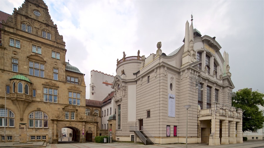 Theater Bielefeld which includes heritage architecture