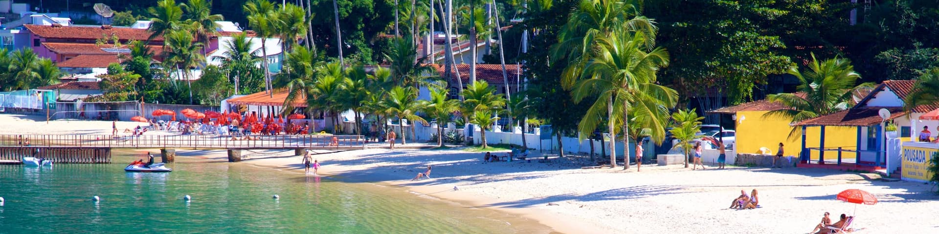 Angra dos Reis showing a beach, swimming and general coastal views